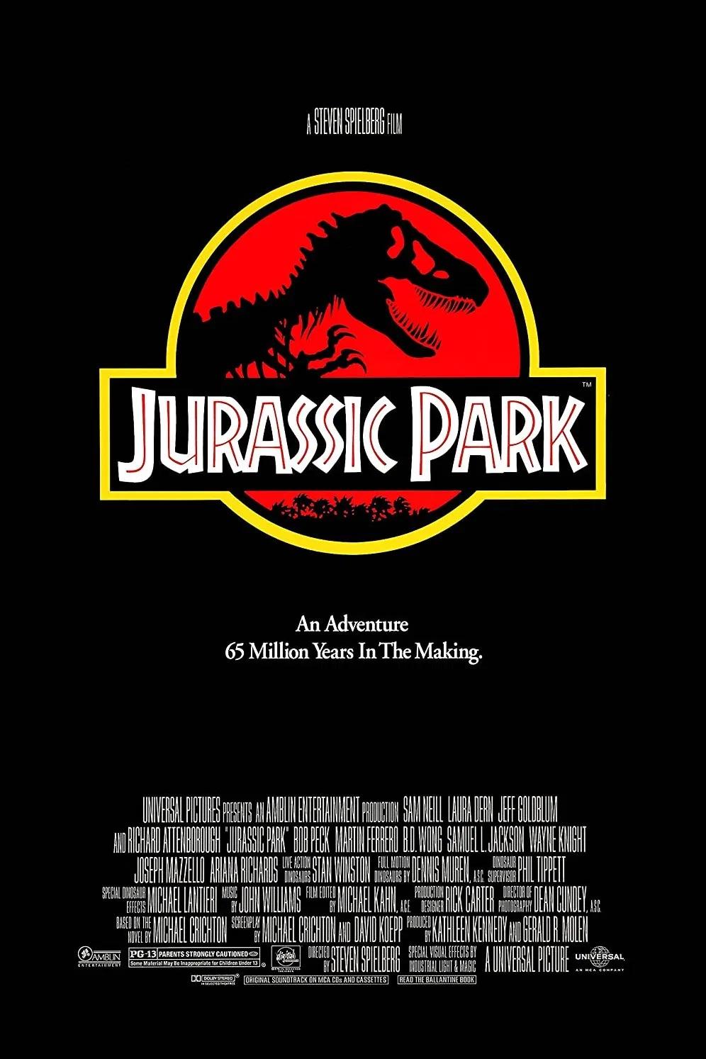 Caratula JURASSIC PARK (Proyección en 4K y VOSE)