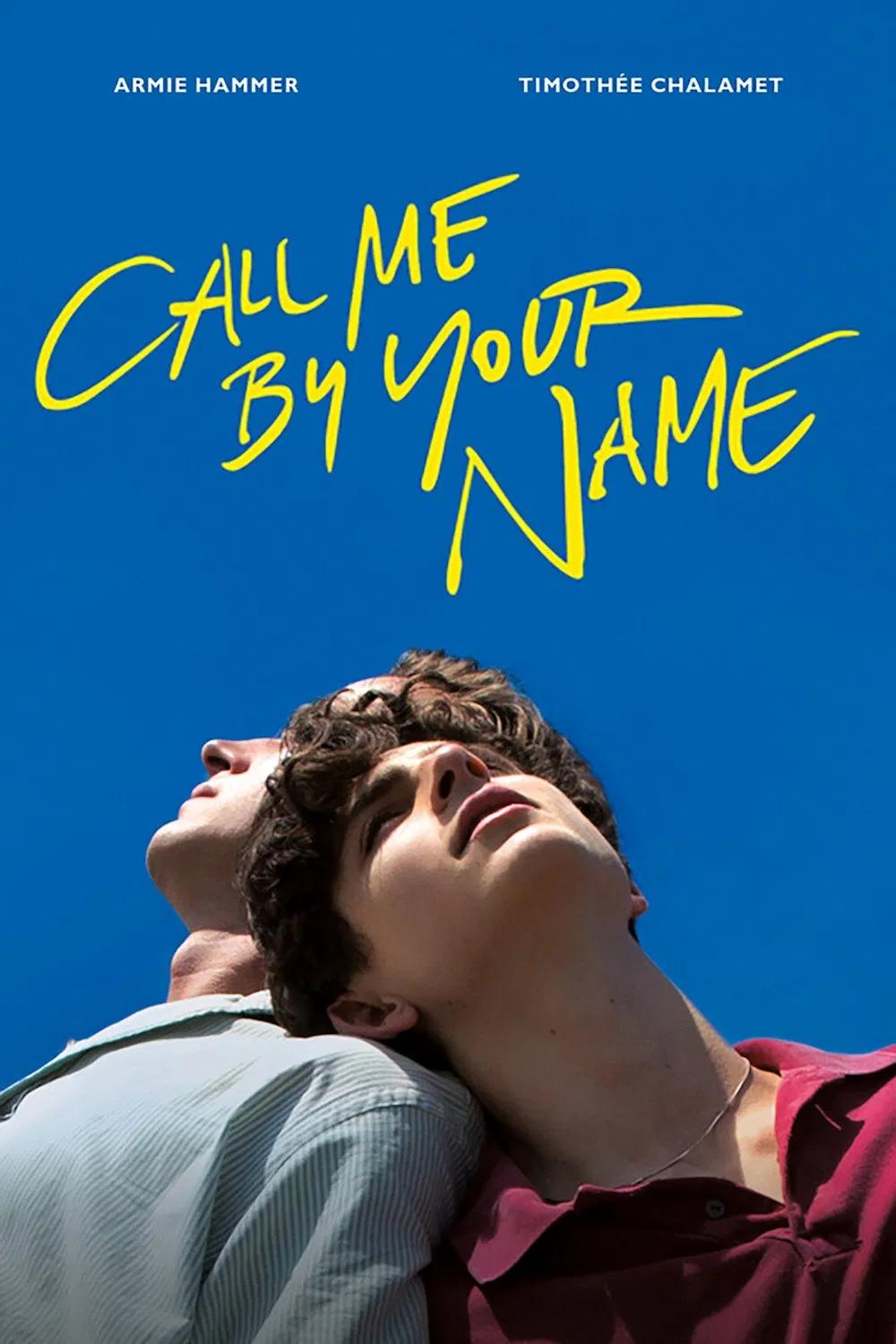Caratula CALL ME BY YOUR NAME (Proyección en VOSE)