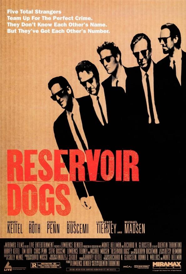 Caratula RESERVOIR DOGS (Proyección en 4K y VOSE)