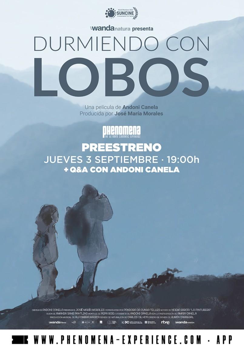 Caratula Sesión especial: DURMIENDO CON LOBOS + Q&A con ANDONI CANELA